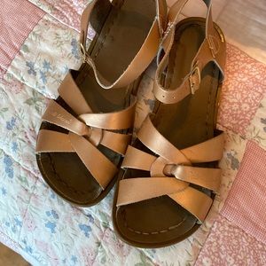 Salt Water Rose Gold Sandals